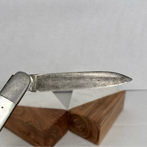 Antique JEWISH JUDAICA KNIFE - SHABBAT KODESH KARLSBAD GERMANY - Picture 9 of 10